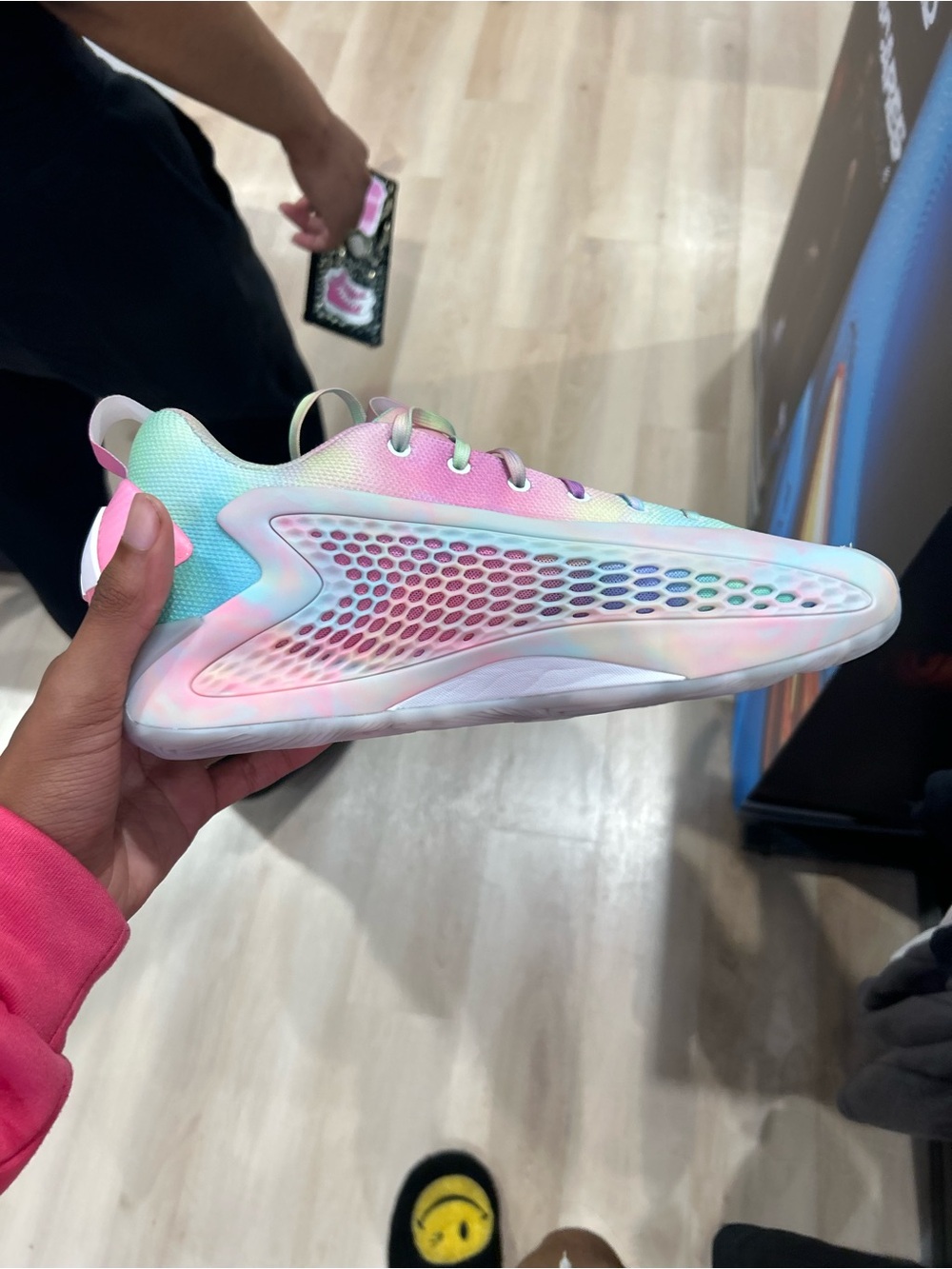adidas Pastel Gradient Men’s Athletic Sneaker - Pink, Blue, Mint